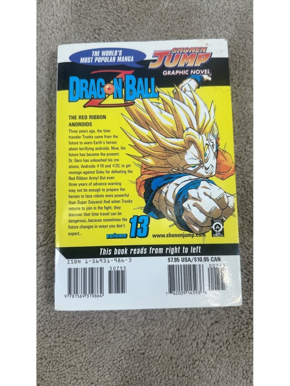 Dragon Ball Z Vol 13 The Red Ribbon Androids Akira Toriyama Manga Viz